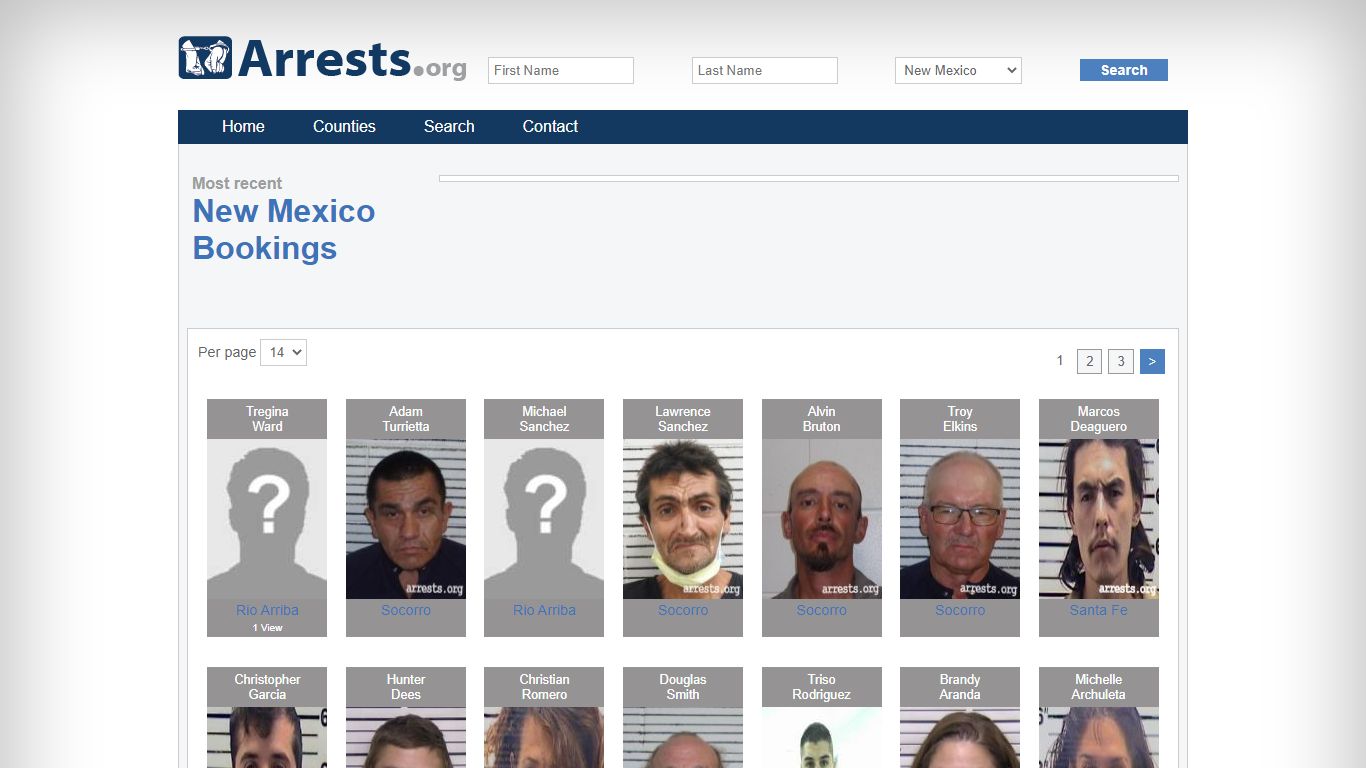 New Mexico Arrests and Inmate Search